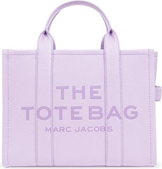Marc Jacobs Medium The Tote Bag - Dames - Schoudertassen - Paars - ONE Size - Leer - Tassen