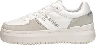 G-Star Eve BSC LEA - Dames - Sneakers - Wit - 41 EU - Leer - Schoenen