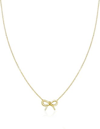 The Lovery Gold Bow Necklace