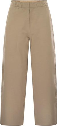 Max Mara Womens Filovia - Silk And Cotton Fleece Trousers - Sage Green - Size X-Small