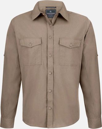 Craghoppers Mens Craghoppers Mens Expert Kiwi Shirt - Grey - Size: 44/Regular