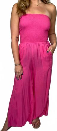 Skemo Java Comfortable Jumpsuit In Pink