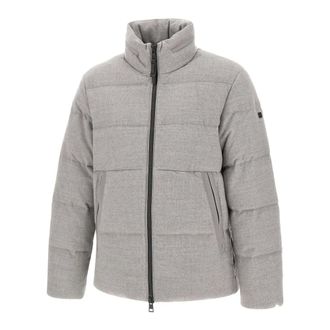 Duno Jassen, Heren, Grijs, M, Wol, Theus Down Jacket