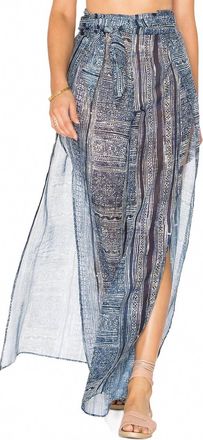 SOAH Womens Laura Wrap Pants In Blue