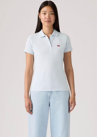Levi's Poloshirt LEVIS LEVIS HM POLO, Damen, Gr. XS (34), country air, Piqu&eacute;, Obermaterial: 95% Baumwolle, 5% Elasthan, slim fit normal, ohne Ausschnitt, ang