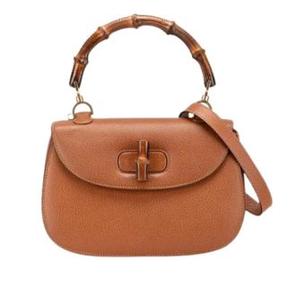 Gucci Pre-owned Handbags, female, Brown, Size: ONE SIZE Pre-owned Vintage Handbag