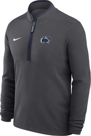Nike Penn State Victory Nike Mens Dri-FIT College 1/2-Zip Long-Sleeve Top in Grey | 0443505MPSN-APS