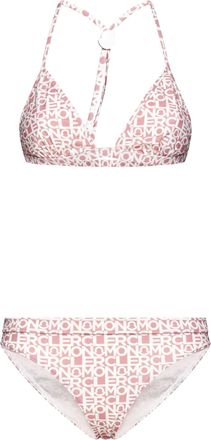 Moncler Pink Logoed Bikini