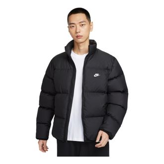 Nike Sportswear Club Therma-FIT Puffer Jacket Asia Sizing Black White IB2976-010