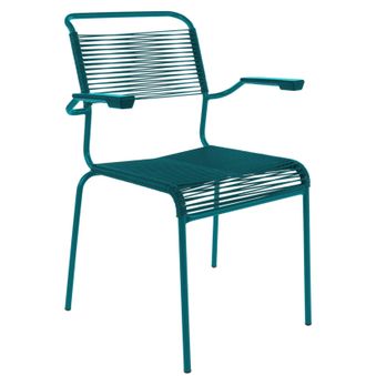 Schubiger M&ouml;bel Spaghetti-Stuhl S&auml;ntis mit Armlehnen