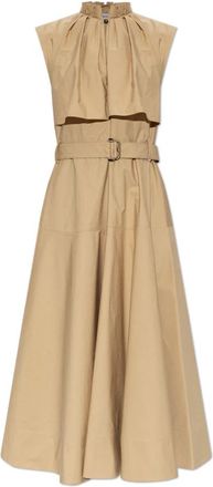 Burberry Jessica Dress - Dames - Casual kleedjes - Beige - 2XS - Katoen - Kleedjes