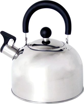 OEM Bouilloire &Agrave; Sifflet - Acier Inoxydable 18/10 - Compatible Gaz Induction &Eacute;lectrique - 4 L - 22 X 22 X 17,5 Cm