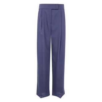 Giorgio Armani Broeken, Dames, Blauw, XS, Slim Fit Broek