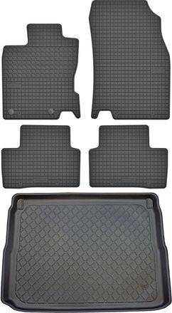 OEM Renault Kadjar Suv Desde Junio De 2015. Juego De Alfombrillas De Goma Para Coche Y Alfombrilla Para Maletero