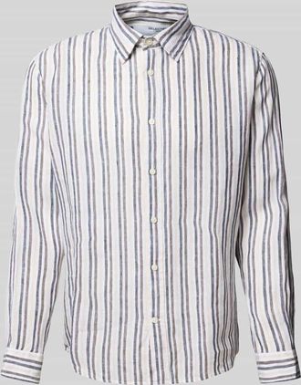 Selected Loose Fit Freizeithemd aus reinem Leinen Modell REGKYLIAN in Offwhite, Gr&ouml;&szlig;e L