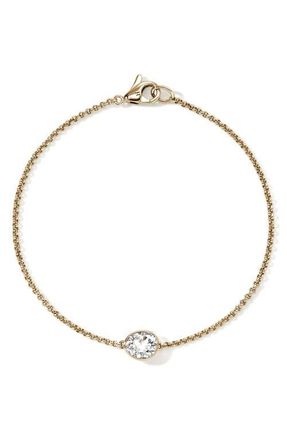 John Hardy JH Lovestruck Bracelet, 14K Gold, Lab-Grown Diamond,.75TCW at Nordstrom, Size Medium