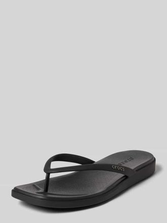 Crocs Zehentrenner mit Label-Detail Modell Miami Flip in Black, Gr&ouml;&szlig;e 36/37