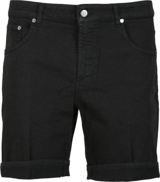 Dondup Bermuda Denim Shorts - Heren - Denim shorts - Zwart - W36 - Denim - Korte Broeken