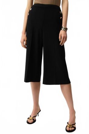 Joseph Ribkoff Pull On Culotte Pants In Black