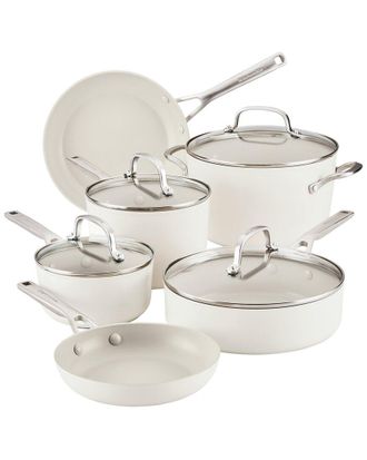 KitchenAid Hard Anodized Ceramic 10pc Nonstick Pots & Pans Set