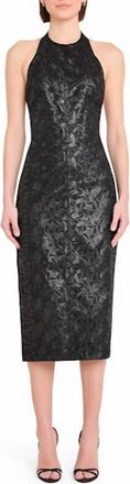Amanda Uprichard Donahue Midi Dress In Black