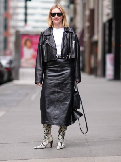 Come abbinare la gonna in pelle nera? 5 outfit trendy