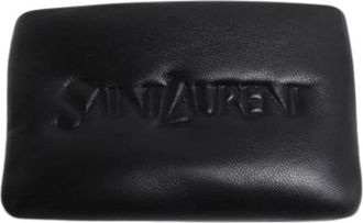 Saint Laurent Pre-owned Portemonnee - Dames - Vintage Accessoires - Zwart - ONE Size - Leer - Vintage