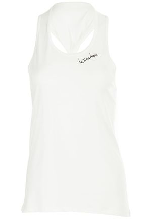 Winshape Tanktop WINSHAPE MCT001, Damen, Gr. XXL, weiss (vanilla, wei&szlig;), 50% Modal, 50% Baumwolle, Rundhals, Tops Tanktop, Ultra leicht