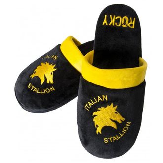 Groovy UK Ltd ROCKY Italian Stallion Mule Slippers 5-7 Black