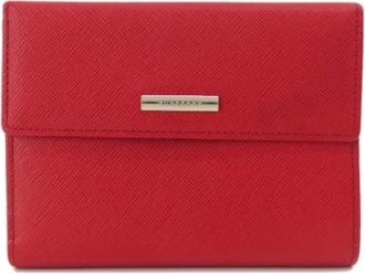Burberry Pre-owned Wallets, female, Red, Size: ONE SIZE Pre-owned Plastic wallets