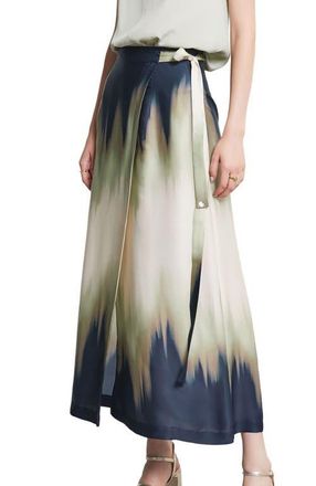 ottod'Ame Printed Viscose Long Skirt in Blue at Nordstrom, Size 40 It
