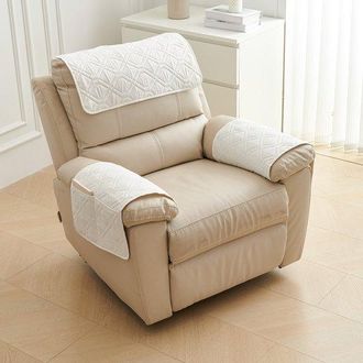 OEM Funda De 3 Piezas Para Reposabrazos De Sof&aacute;, Antideslizante, Sof&aacute; (chaise Longue De 1 Plaza, Juego De 3 Piezas), 8 Texturas, Blanco Roto