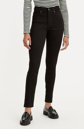 Levi's 721 High Waist Ankle Skinny Jeans in Soft Black at Nordstrom Rack, Size 28 X 30