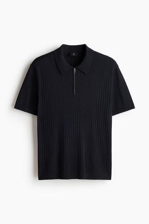 H&M Slim Fit Polo Shirt in Dark Blue at Nordstrom, Size Xx-Large