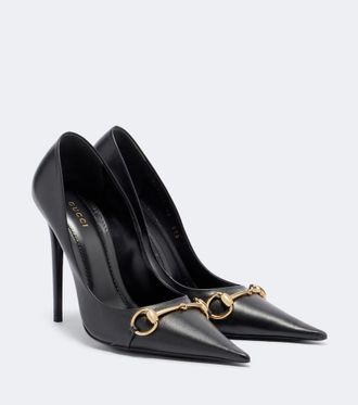 Gucci Donna Horsebit leather pumps
