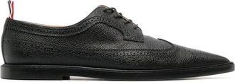 Thom Browne Leren Brogues met Puntneus - Dames - Veterschoenen - Zwart - 37 EU - Leer - Schoenen