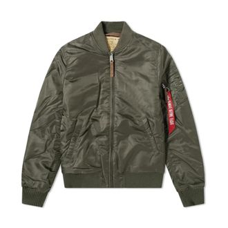 Alpha Industries Vintage Fit Flight Jacket Grijs - Heren - Bomber jackets - Grijs - M - Polyester - Jassen