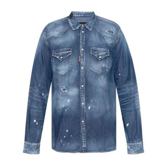 Dsquared2 Hombre, Camisas, Azul, Talla: S