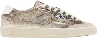 Autry Metallic Windscape Low Leather Sneakers