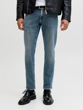 Jack & Jones Slim-fit-Jeans JACK & JONES JJIGLENN JJEVAN JJ 677 NOOS, Herren, Gr. 28, L&auml;nge 32, blau denim, Denim/Jeans, Obermaterial: 79% Baumwolle, 20% Lyocell, 