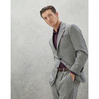 Brunello Cucinelli Mens Light Grey Wool Jacket, Size 52