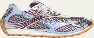 Bottega Veneta Orbit Metallic Net Runner Sneakers