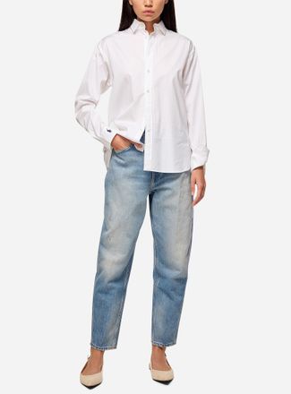 Polo Ralph Lauren Womens Cropped barrel-leg jean