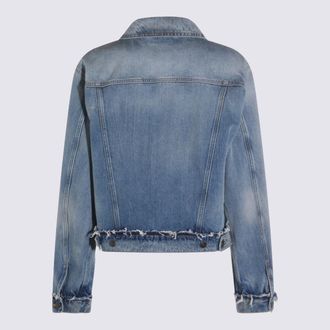 Maison Margiela Womens Jackets Light Blue
