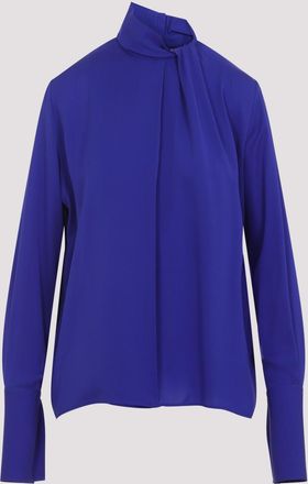 Tom Ford Womens Silk Blouse - Medium Blue - Size EU 36 (Womens)