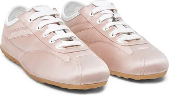 Alexander McQueen Boxe Silk Blend Sneaker in Shell Pink at Nordstrom, Size 35.5
