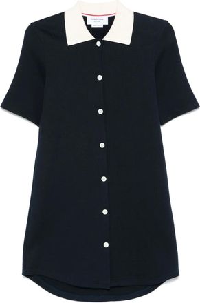 Thom Browne Abito corto a coste - Blu