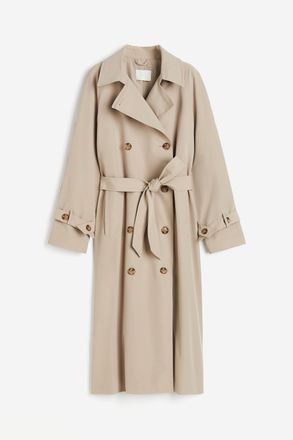 H&M Zweireihiger Trenchcoat - Beige