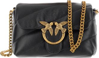 Pinko Love Baby Puff Shoulder Bag With Diagonal Quilting