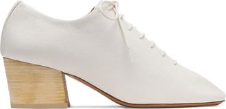 Christophe Lemaire 55 mm Souris pumps met verlengde neus - Wit